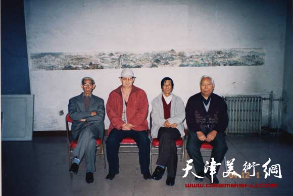 2004年焦俊华与孙芸、杜明岑、郭永元合作《渔阳八景图》