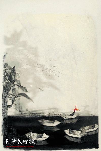 李培华（安徽） 同心——西海固纪行之二 版画