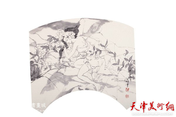 杨沛璋国画人物作品亮相“金品·中国津派水墨名家精品展”