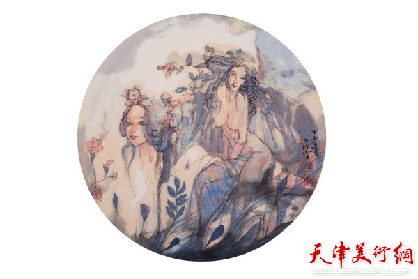 杨沛璋国画人物作品亮相“金品·中国津派水墨名家精品展”