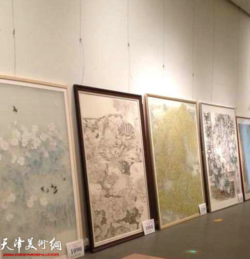 第十二届全国美展中国画展区复评工作会现场。