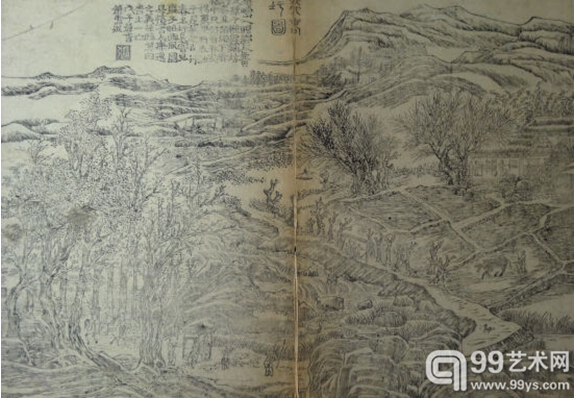 《太平山水图》：行春圩