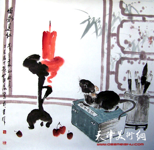 孙富泉作品《十二生肖—鼠》