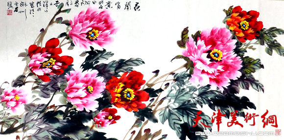 温洪琪作品《花开富贵》