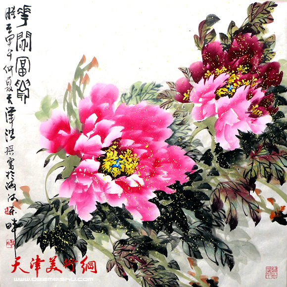 温洪琪作品《花开富贵》