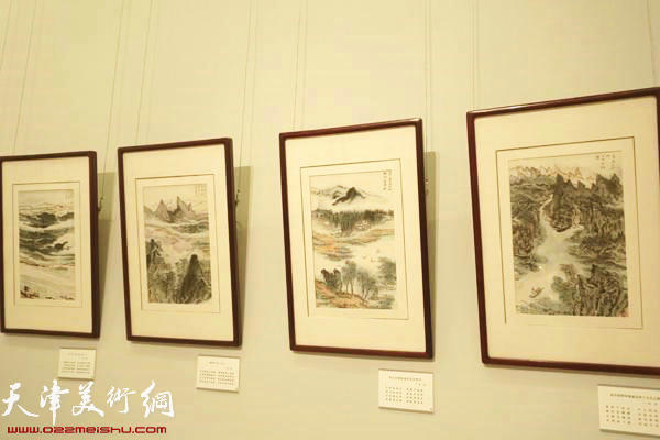 “湖山掩映——浙江画院三十年”展现场