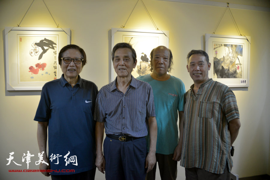 左起：刘荫祥、曹德兆、马洪建、温洪琪。