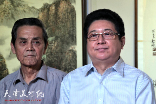 “翰墨丹青中国梦”——庆祝中华人民共和国成立65周年和人民政协成立65周年书画作品展16日在经纬艺术街区鸿德艺术馆举行。