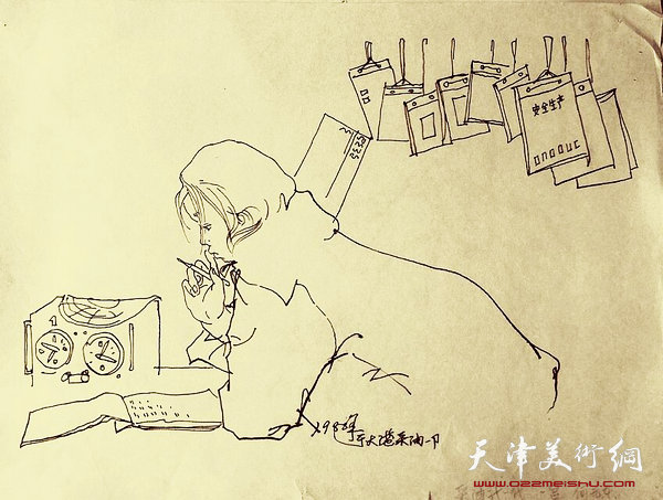 何东速写