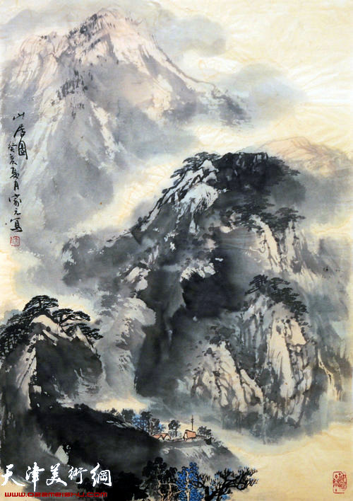 陶家元山水画作品