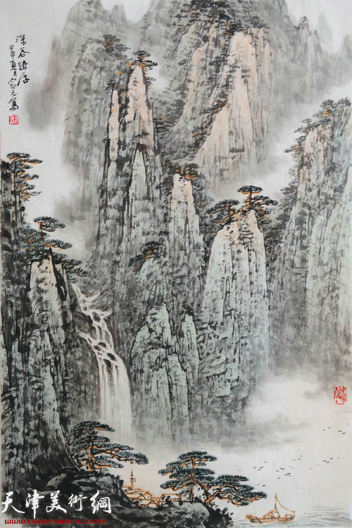 陶家元山水画作品