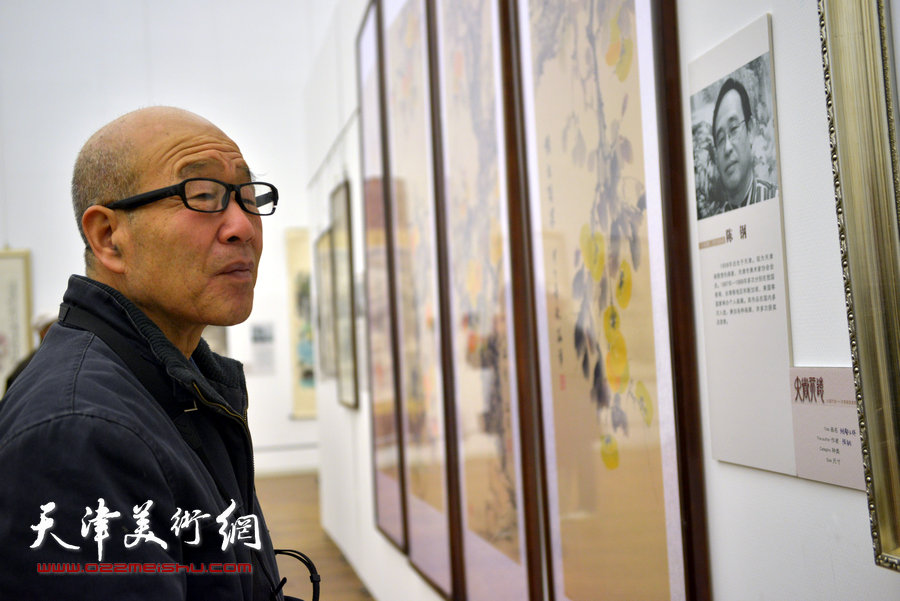 “大道行远”—天津画院建院35周年美术作品展现场。