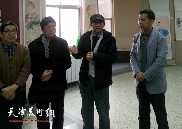 ​​河西区美术家协会秘书长郑爱民致辞