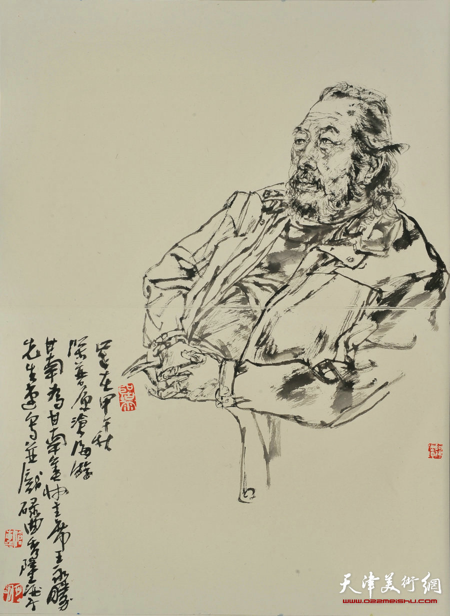 尹沧海笔下的甘南写生作品。