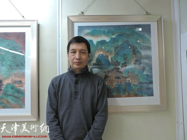 参展画家丁广义