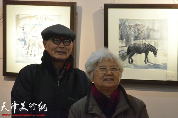 此次写生活动的发起者八十岁的王绍文先生和七十六岁的任渝生先生