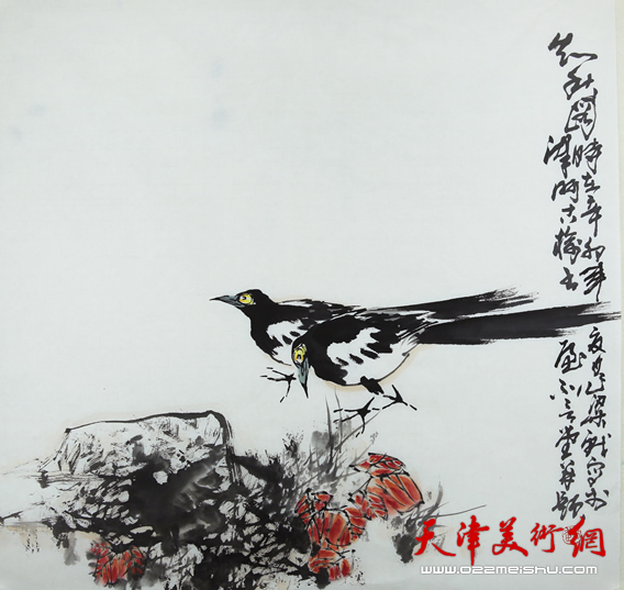 组图画家赵作梁花鸟作品欣赏