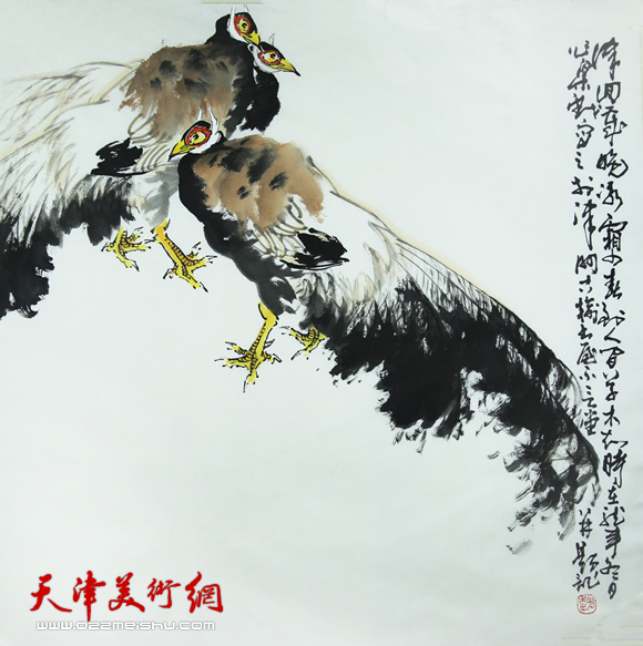画家赵作梁花鸟作品欣赏