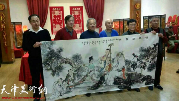 南开画院举办迎新春笔会