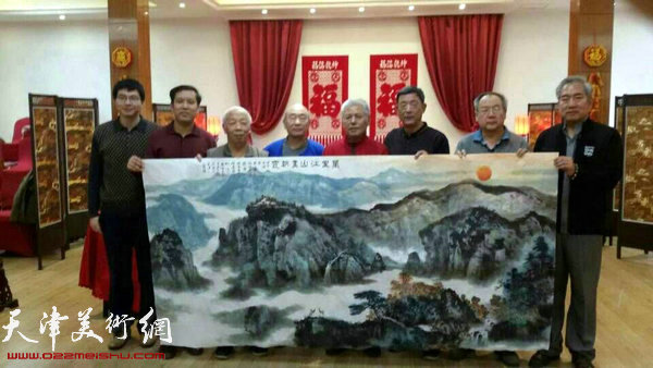 南开画院举办迎新春笔会