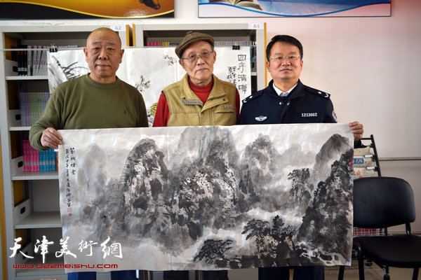左起：马俊卿、孙长康、李文喜