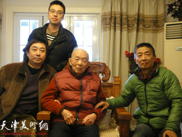 2014年月12月天津美术学院领导慰问夏明远