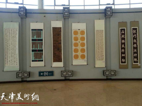 图为展览的作品