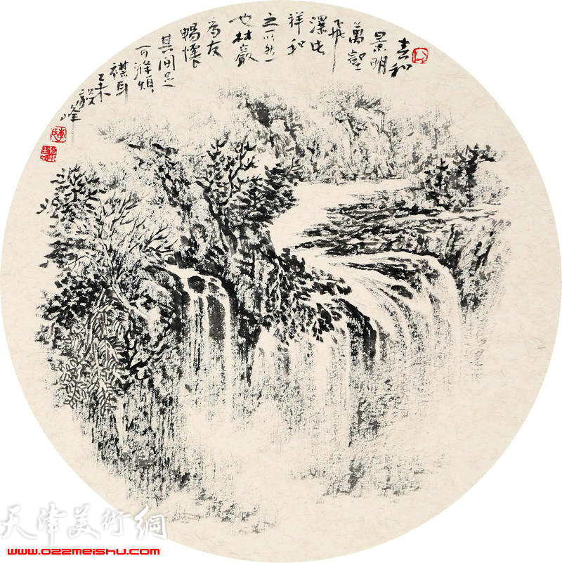 李毅峰作品：春和景明（圆光）