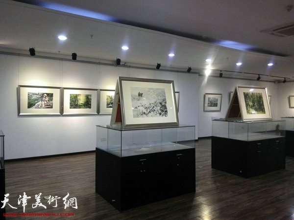 “梦之旅——杜晓光水彩画巡展”现场。