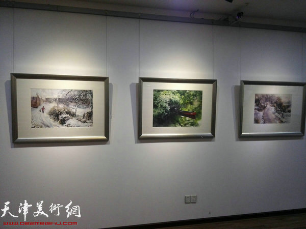 “梦之旅——杜晓光水彩画巡展”现场。