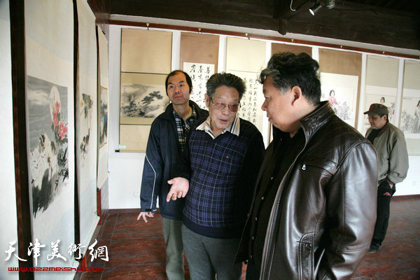 翰墨情怀—天津格调书画院作品展在杨柳青开展