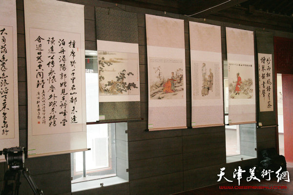 翰墨情怀—天津格调书画院作品展在杨柳青开展