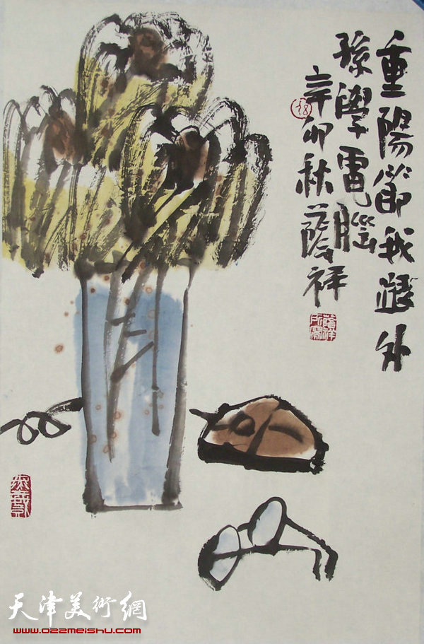 刘荫祥近年新作：我跟外孙学电脑