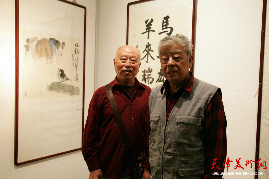 “津门画语”津门书画院第五届年展在天津美术馆开展