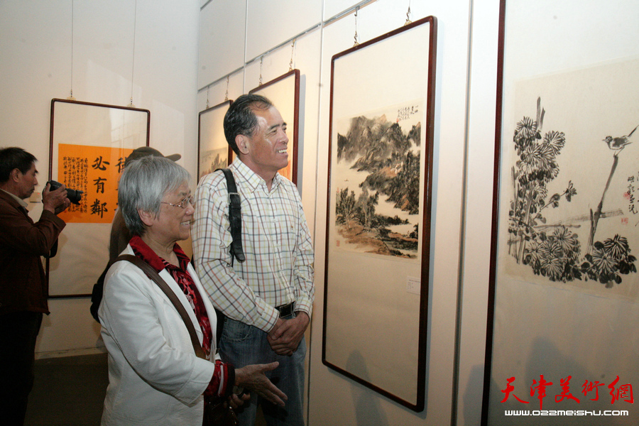 “津门画语”津门书画院第五届年展在天津美术馆开展