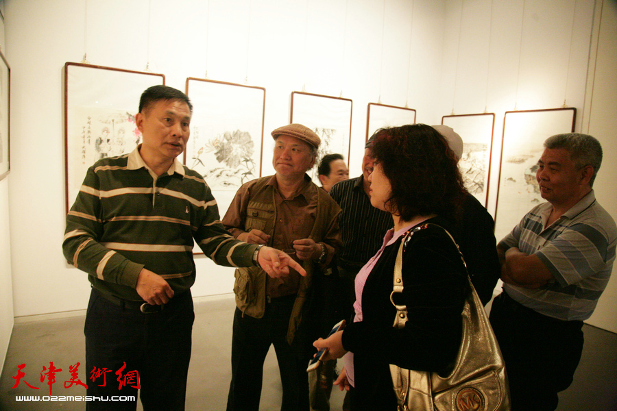 “津门画语”津门书画院第五届年展在天津美术馆开展
