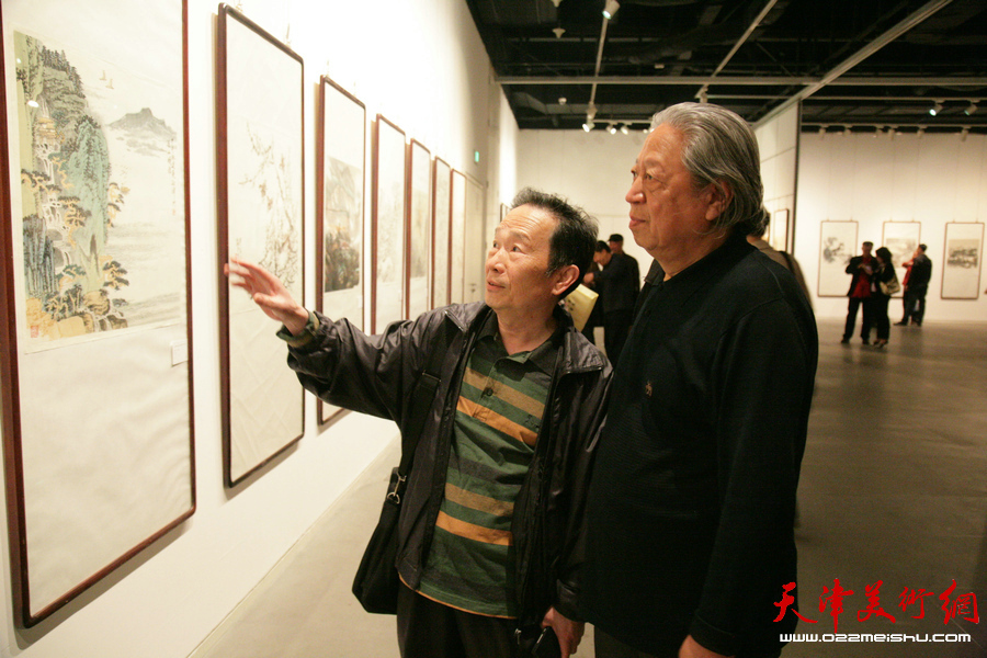 “津门画语”津门书画院第五届年展在天津美术馆开展，