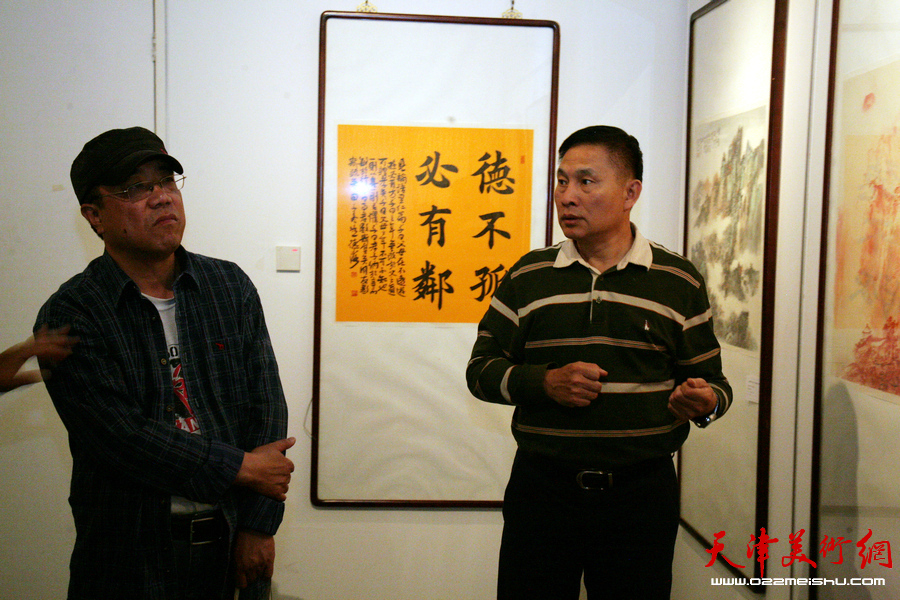 “津门画语”津门书画院第五届年展在天津美术馆开展，