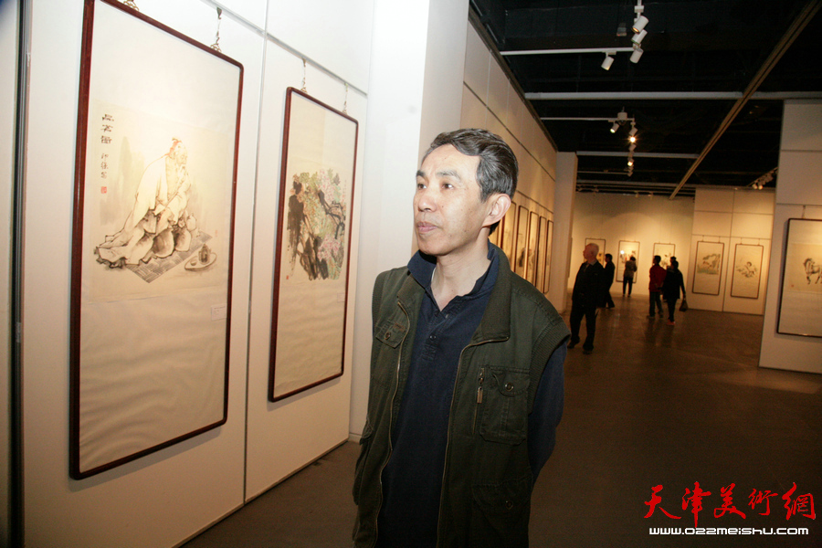 “津门画语”津门书画院第五届年展在天津美术馆开展，