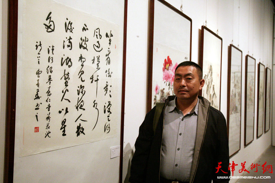 “津门画语”津门书画院第五届年展在天津美术馆开展，