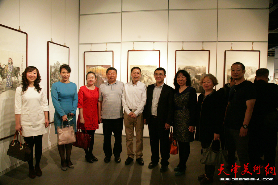 “津门画语”津门书画院第五届年展在天津美术馆开展，