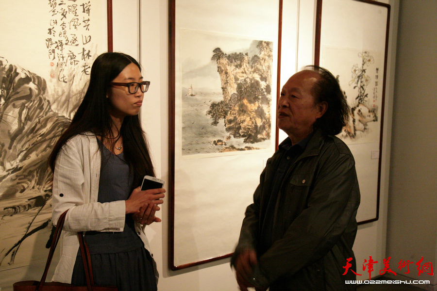 “津门画语”津门书画院第五届年展在天津美术馆开展，