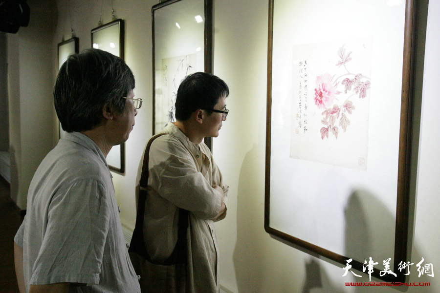 “守正——霍春阳师生作品展”在鸿德艺术馆开幕，图为