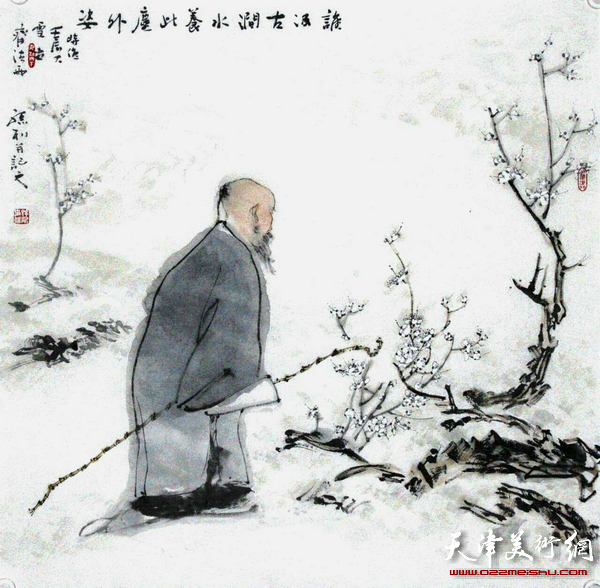 孙列画作。