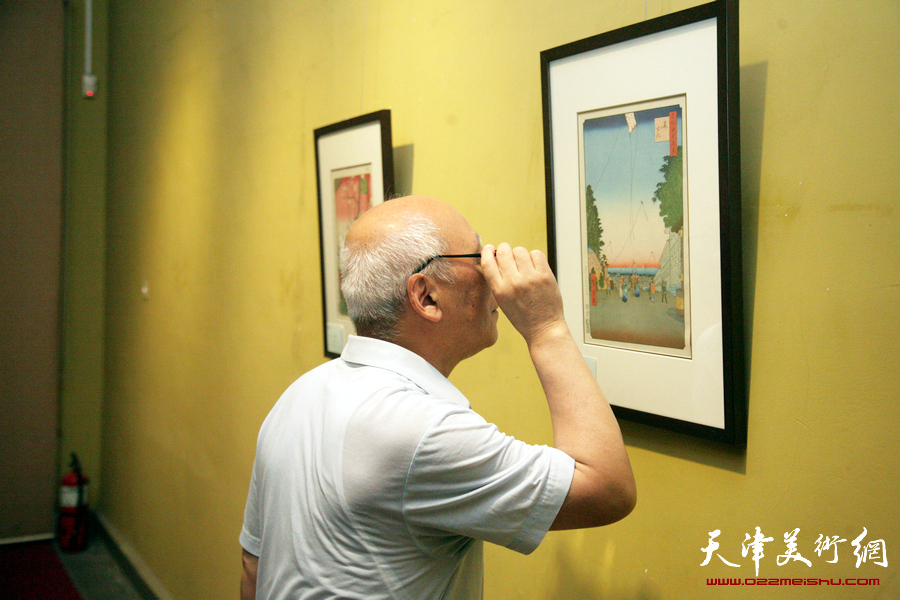 《从“浮世绘”到“蓝图”——400年悲世中的欢腾》木版画特展在天津西洋美术馆开展，图为