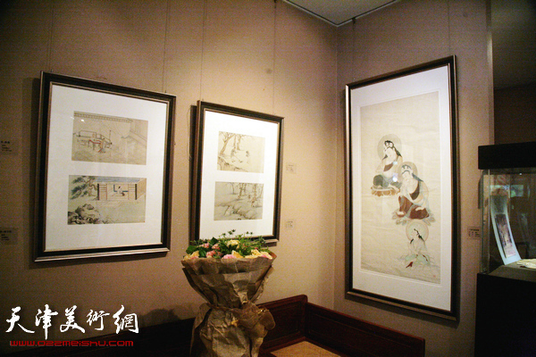 “那时芳华-邵芳的艺术&收藏”展览在鼎天美术公馆开幕，图为展览现场。