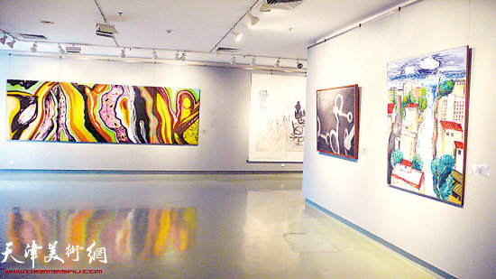 第23届亚洲国际美术作品展展厅一角
