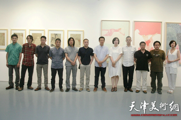 “中国水墨现场·2015天津”展览开展，图为