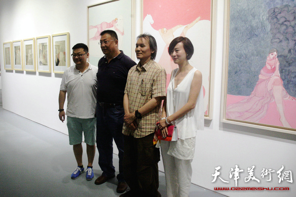 “中国水墨现场·2015天津”展览开展，图为