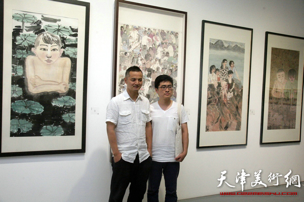 “中国水墨现场·2015天津”展览开展，图为